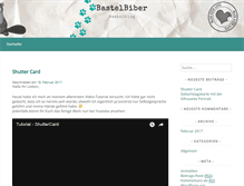 Tablet Screenshot of bastelbiber.de